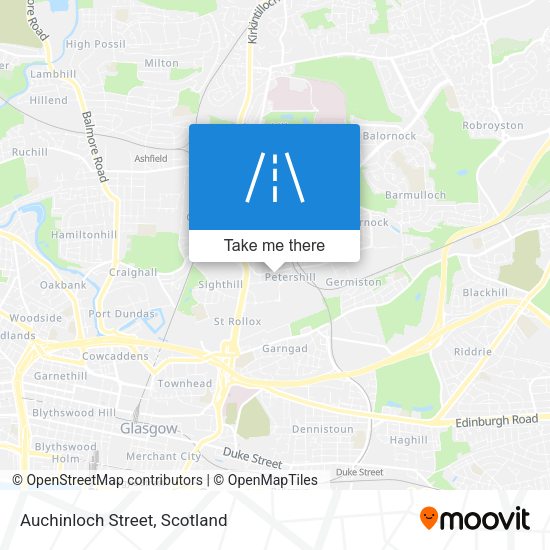 Auchinloch Street map