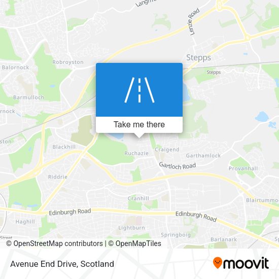 Avenue End Drive map