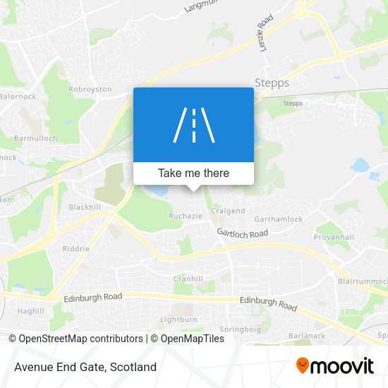 Avenue End Gate map