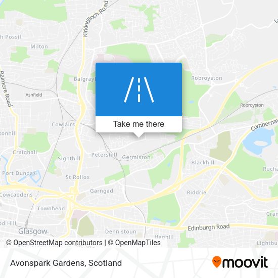 Avonspark Gardens map