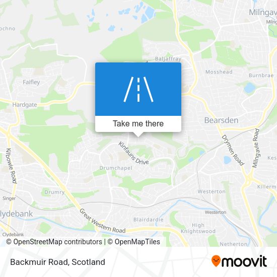 Backmuir Road map