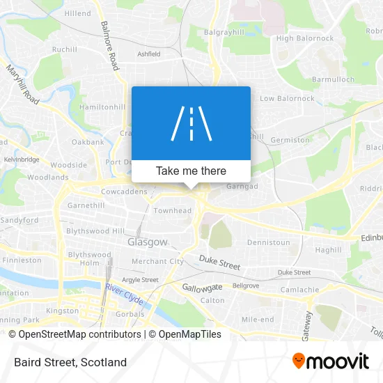 Baird Street map