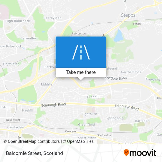 Balcomie Street map