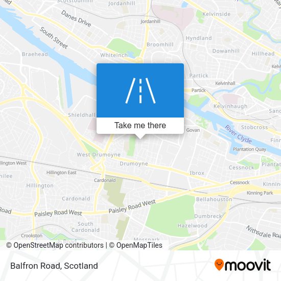 Balfron Road map