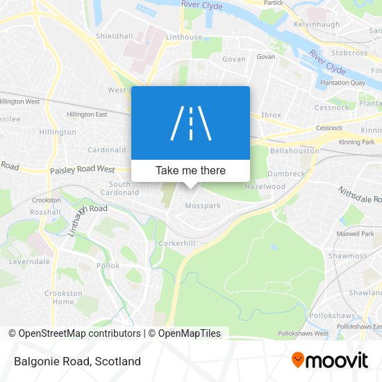 Balgonie Road map