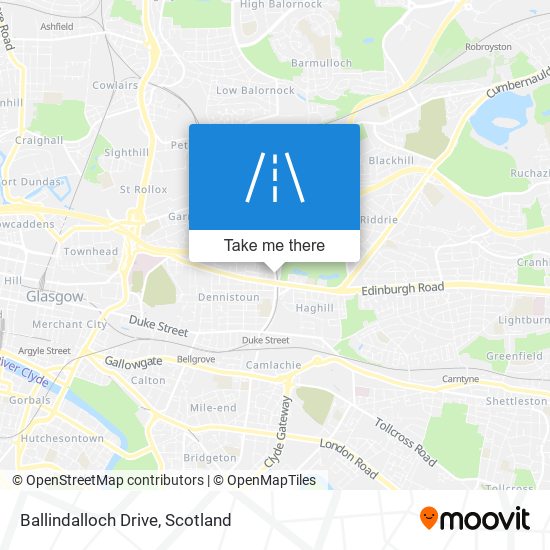 Ballindalloch Drive map