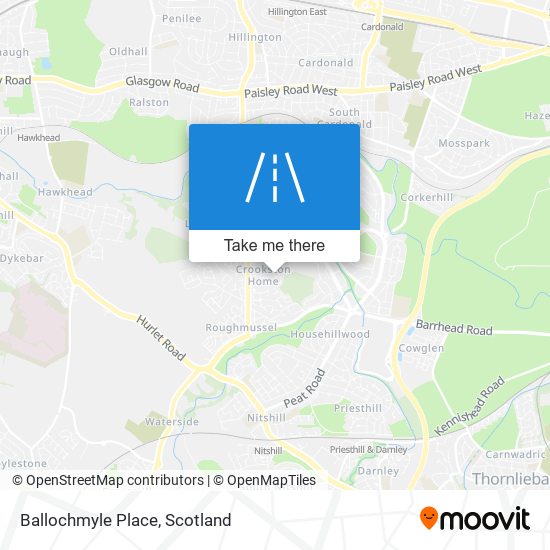 Ballochmyle Place map