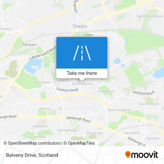 Balveny Drive map