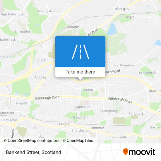 Bankend Street map