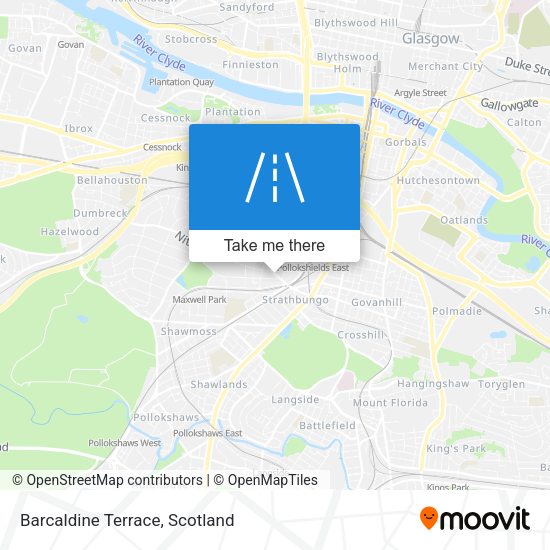 Barcaldine Terrace map