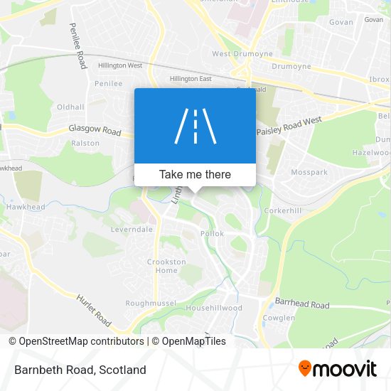 Barnbeth Road map