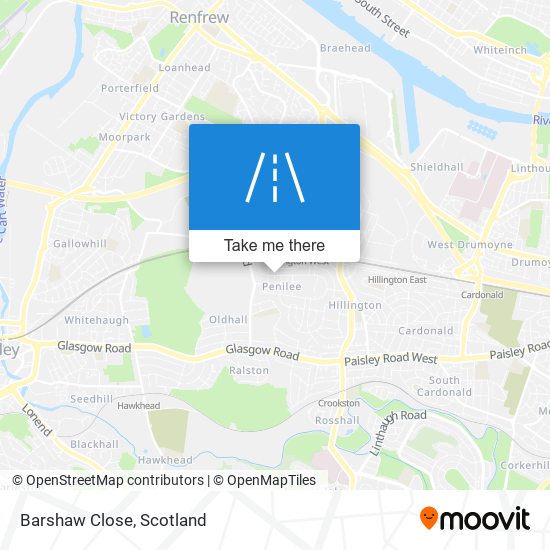 Barshaw Close map