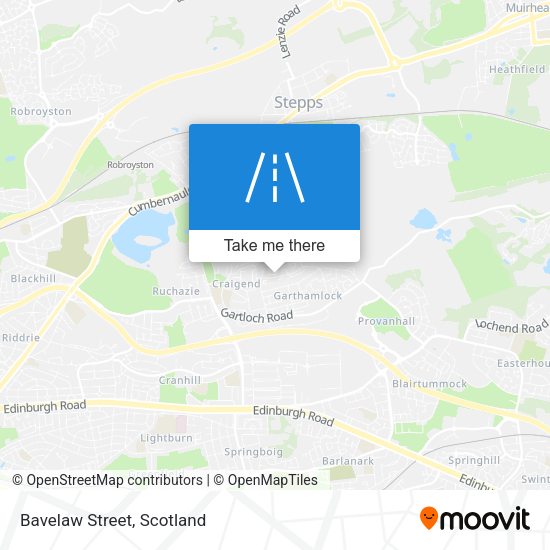 Bavelaw Street map