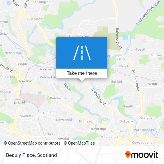 Beauly Place map