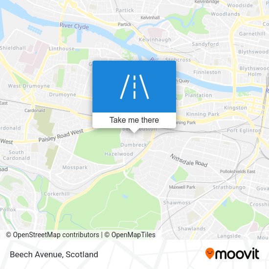 Beech Avenue map