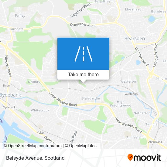 Belsyde Avenue map