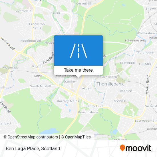 Ben Laga Place map