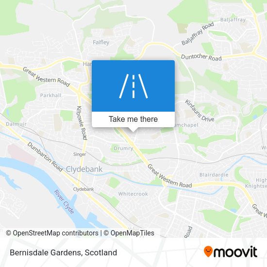 Bernisdale Gardens map