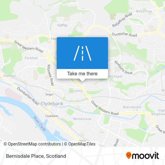 Bernisdale Place map