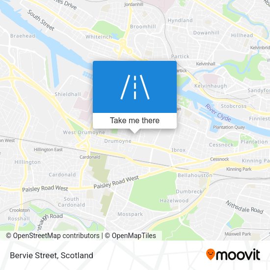 Bervie Street map