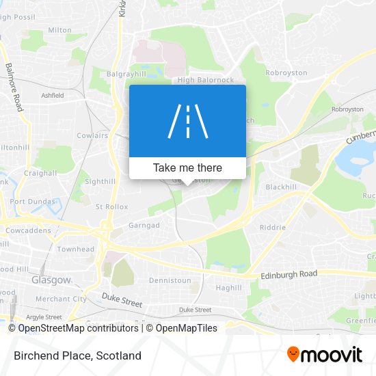 Birchend Place map