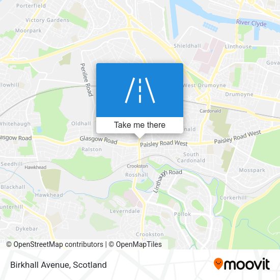 Birkhall Avenue map