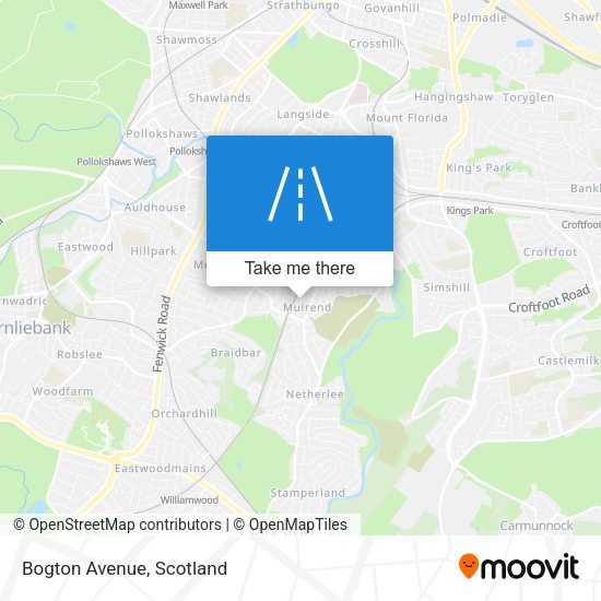 Bogton Avenue map