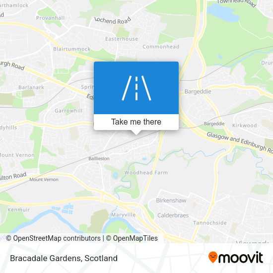 Bracadale Gardens map