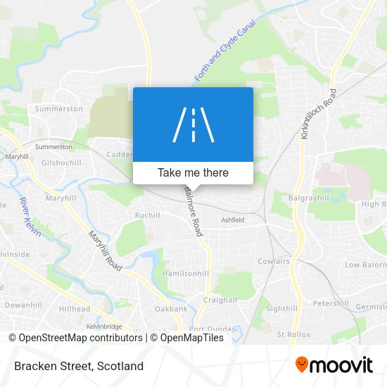 Bracken Street map