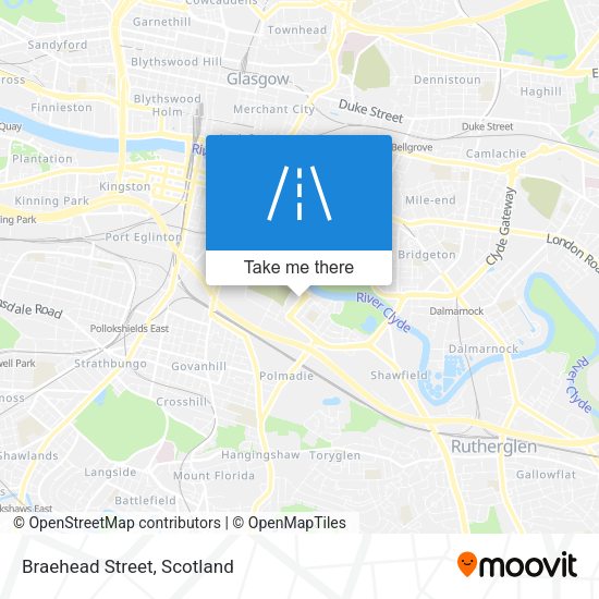 Braehead Street map