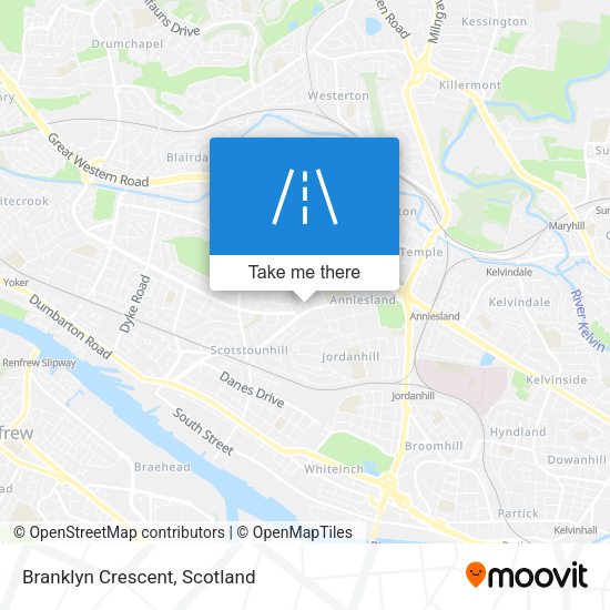 Branklyn Crescent map