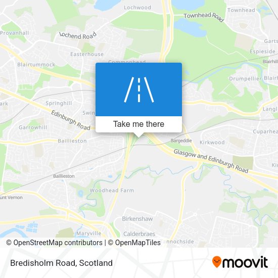 Bredisholm Road map