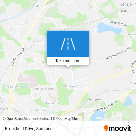 Brookfield Drive map