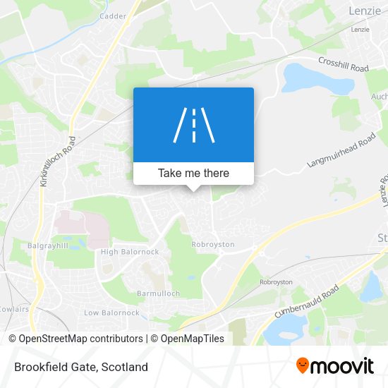 Brookfield Gate map