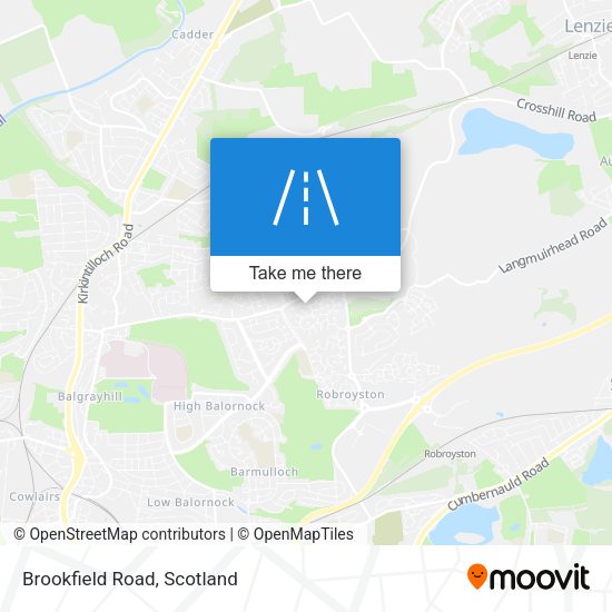 Brookfield Road map