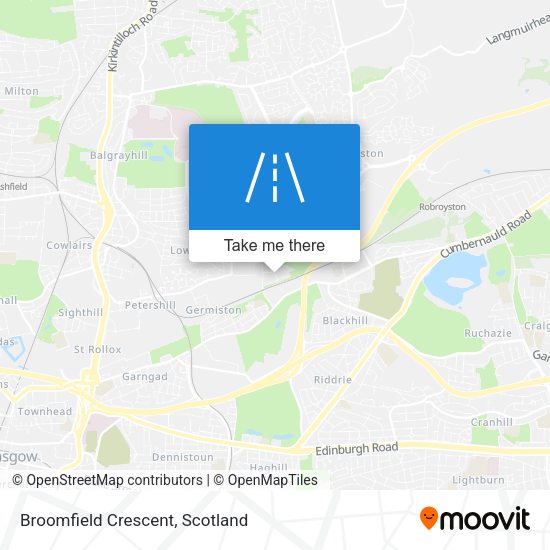 Broomfield Crescent map