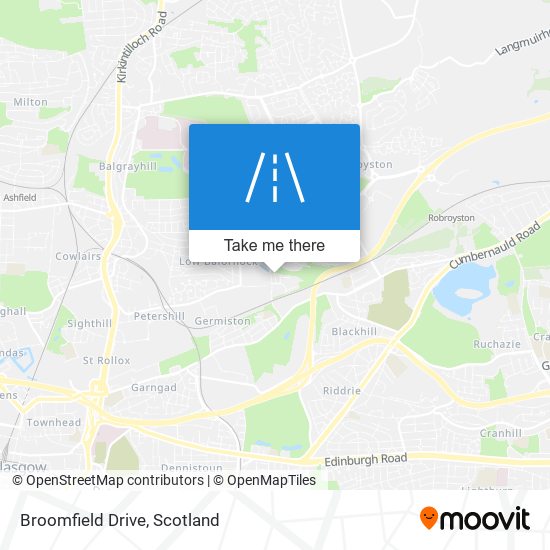 Broomfield Drive map