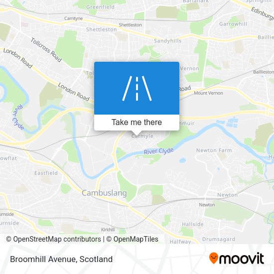 Broomhill Avenue map