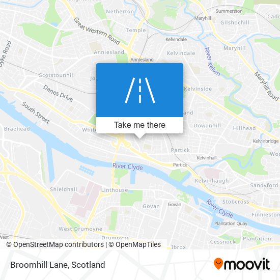 Broomhill Lane map