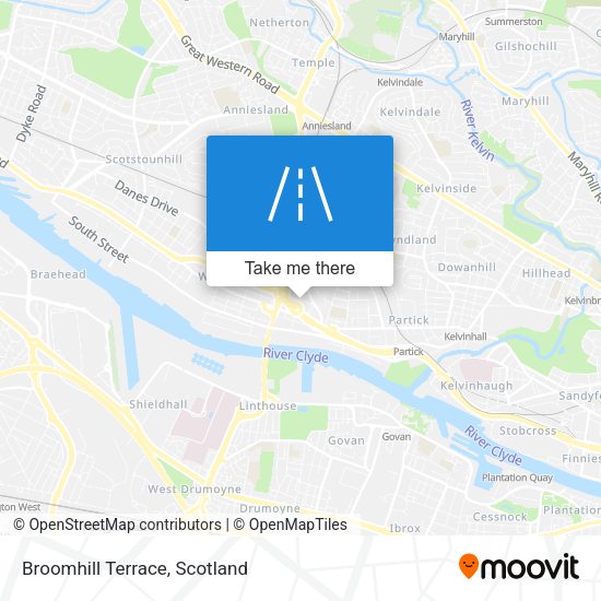 Broomhill Terrace map