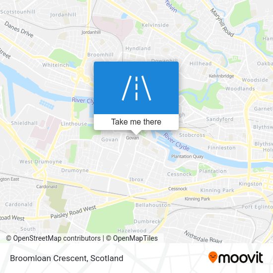 Broomloan Crescent map
