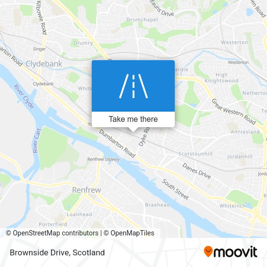 Brownside Drive map