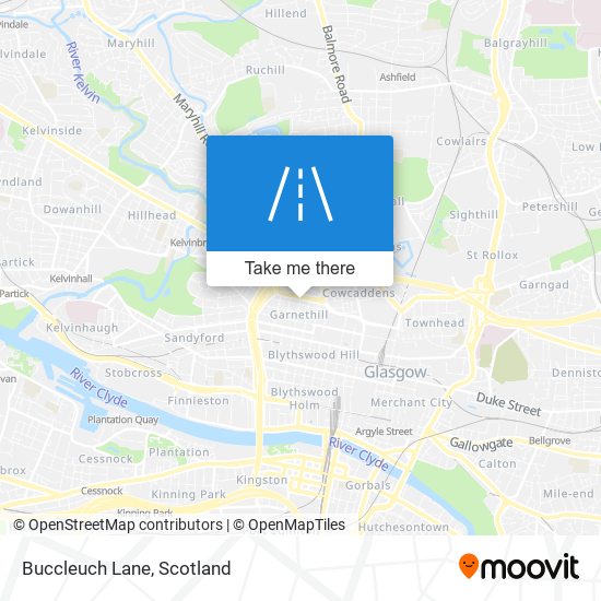 Buccleuch Lane map