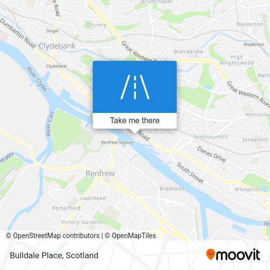 Bulldale Place map