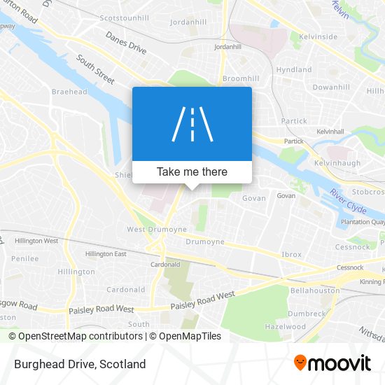 Burghead Drive map