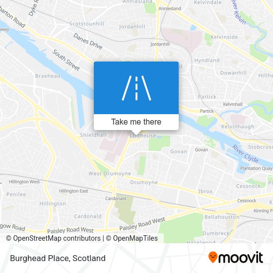 Burghead Place map