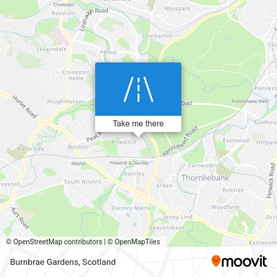 Burnbrae Gardens map