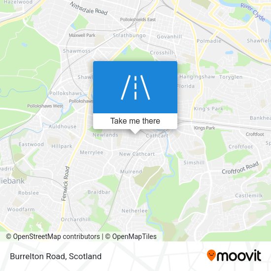 Burrelton Road map