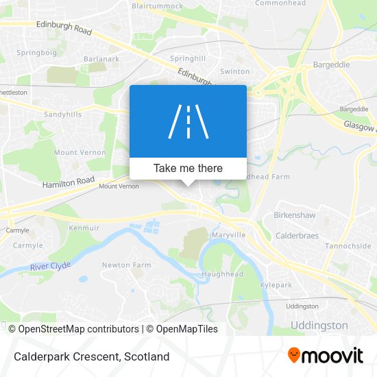 Calderpark Crescent map