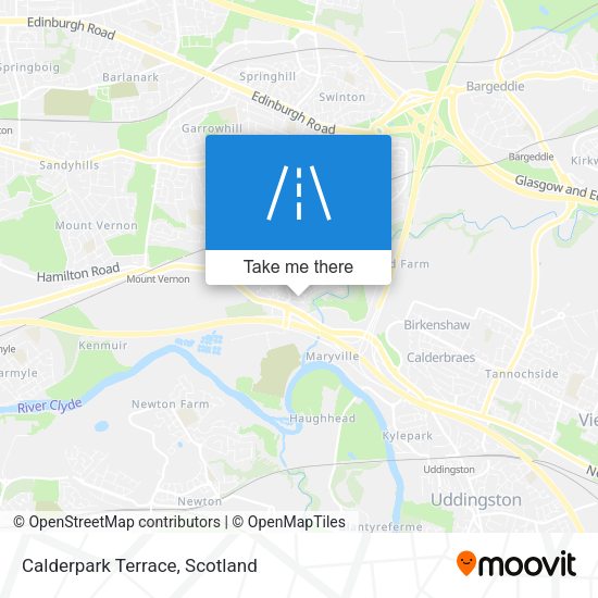 Calderpark Terrace map